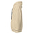 Beige hoodie with a graphic on the sleeve against a white background