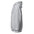 Gray hoodie on a white background