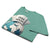 Green t-shirt with 'Global Heroes' book and world map design on a white background