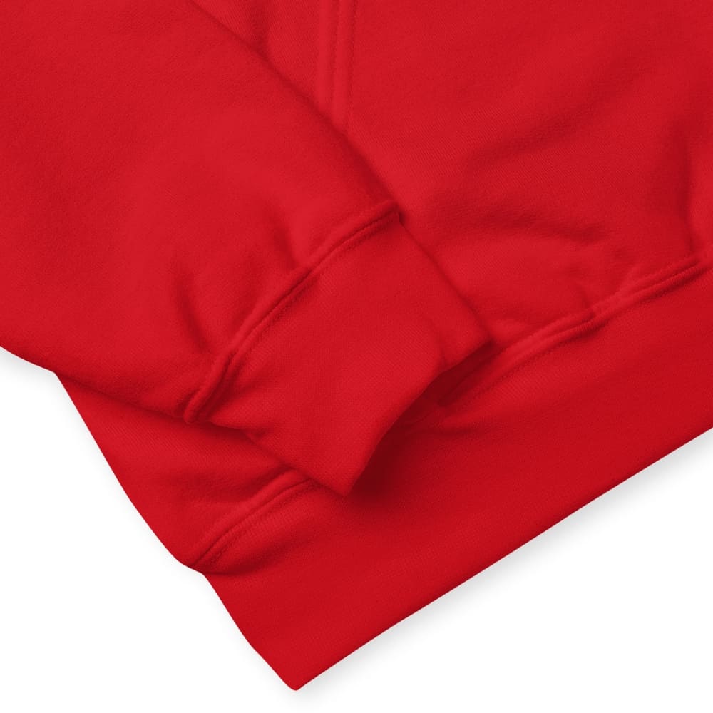 Close-up of a red fabric with a white background
