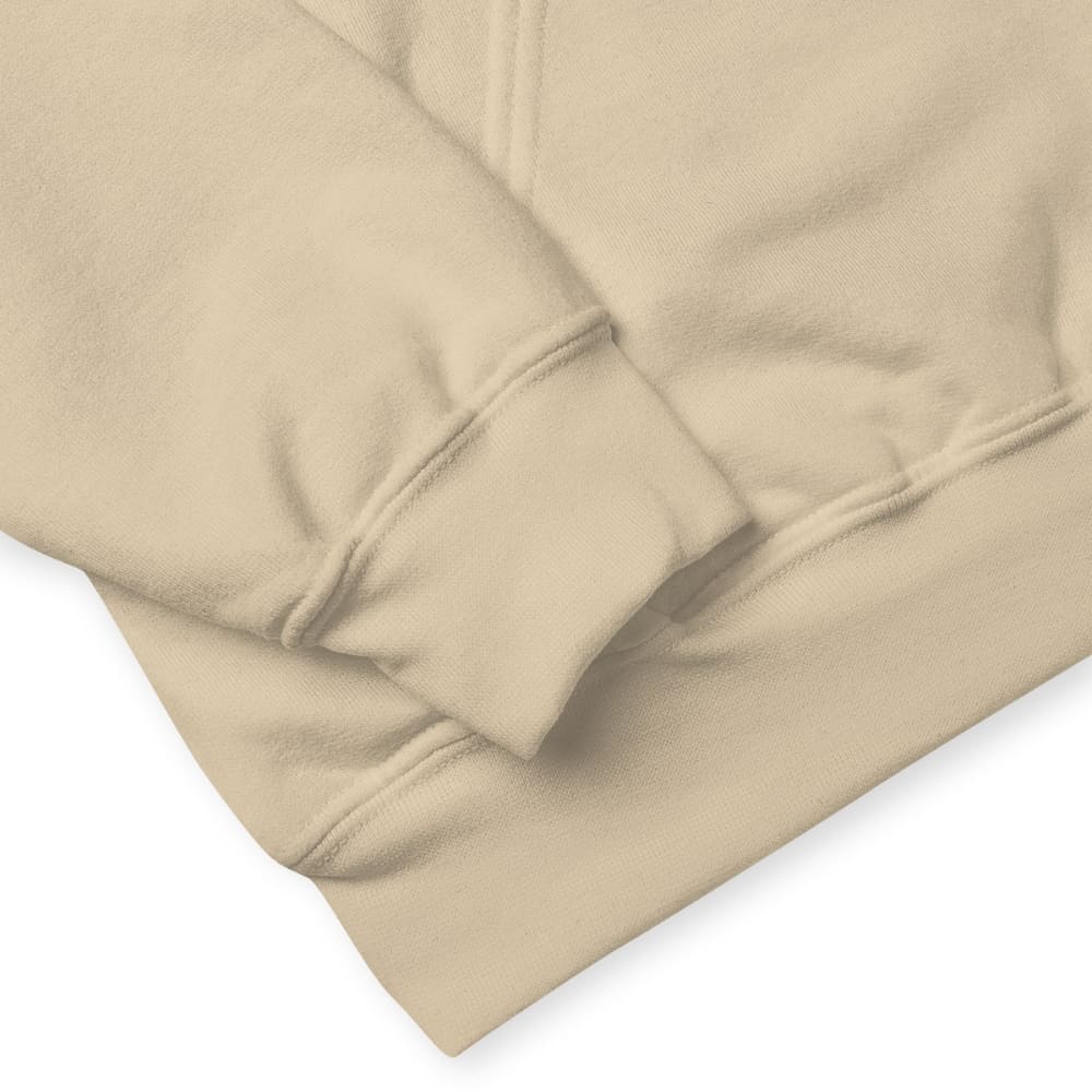Close-up of beige fabric with a subtle texture on a white background