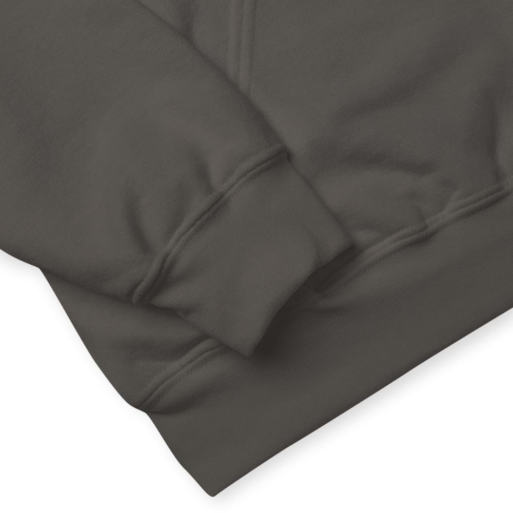 Dark gray fabric on a white background