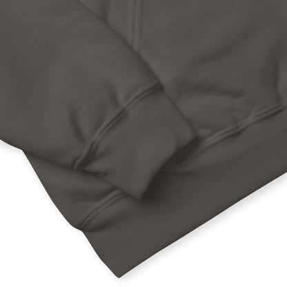 Dark gray fabric on a white background