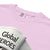 Light purple t-shirt with 'Global Heroes' sneakers on a white background