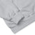 Gray fabric texture on a white background