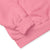 Close-up of pink fabric with a white background