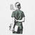 Illustration of a healthcare worker in scrubs holding a clipboard with text 'Calm Mind. Steady Hands. Full Shift.'