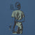 Illustration of a person wearing scrubs with text on a blue background