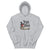 Gray hoodie with 'Trick or Teach' design on a white background