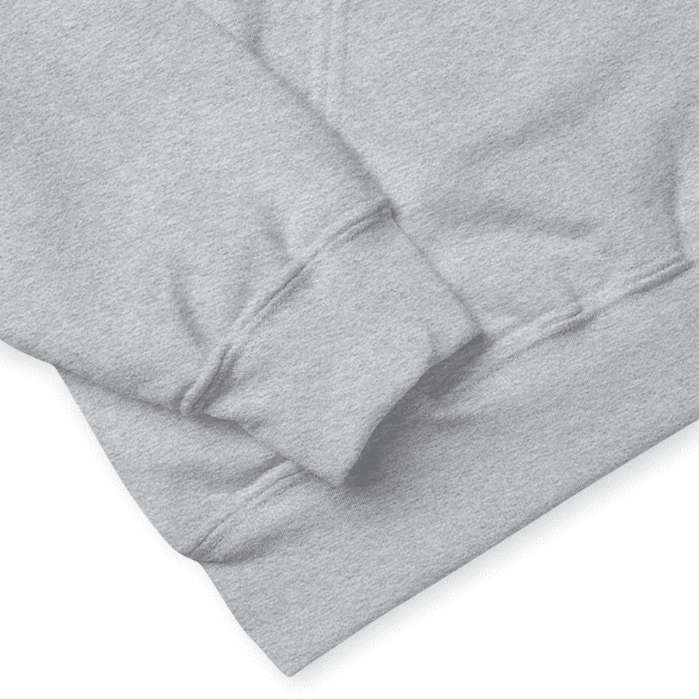 Gray fabric with a subtle texture on a white background