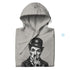 Charlie Chaplin “Silence” Hoodie – Artistic Sketch Print Heavy Blend Pullover