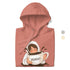 Monday Mood Coffee Hoodie – Funny Tired Girl Graphic on Cozy Heavy Blend Pullover
