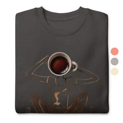 Coffee Head Sweatshirt for Caffeine Lovers