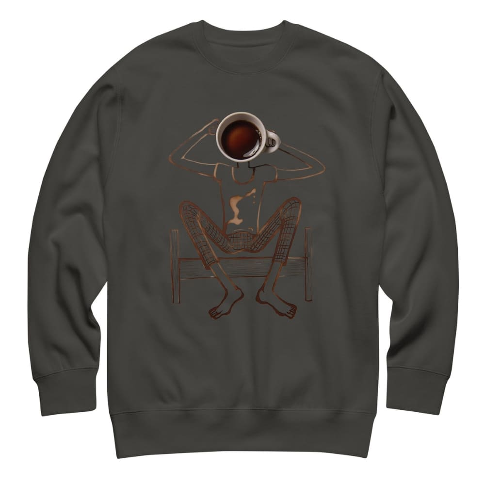 Coffee Head Sweatshirt for Caffeine Lovers