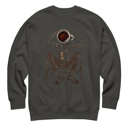 Coffee Head Sweatshirt for Caffeine Lovers
