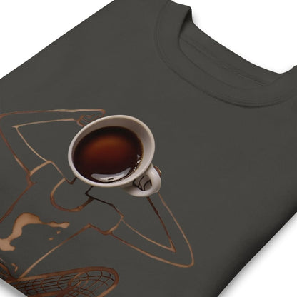 Coffee Head Sweatshirt for Caffeine Lovers