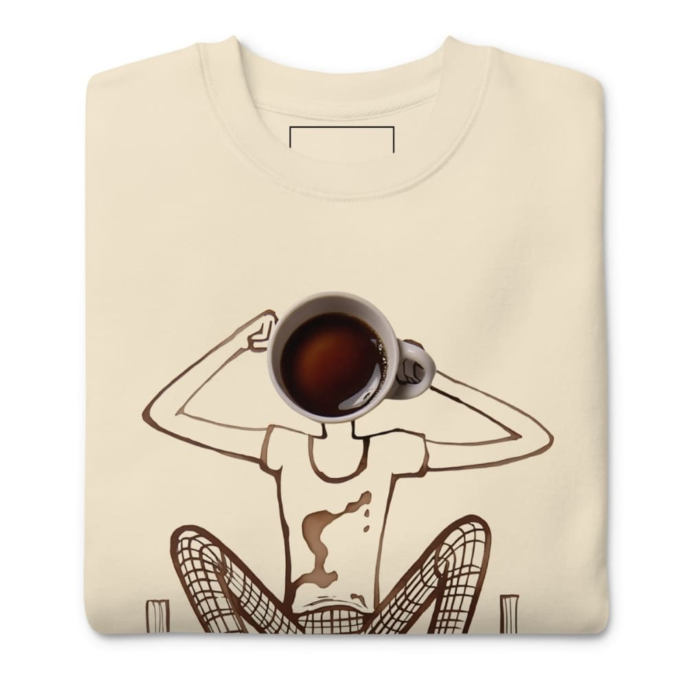 Coffee Head Sweatshirt for Caffeine Lovers