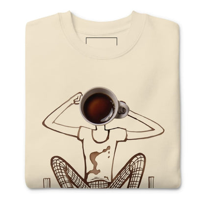 Coffee Head Sweatshirt for Caffeine Lovers