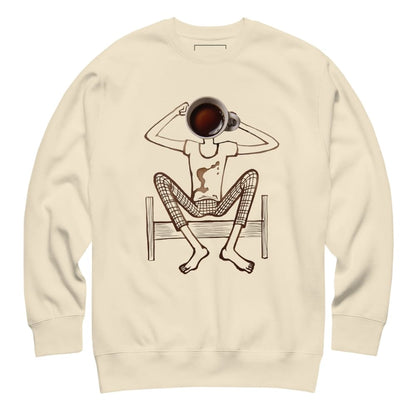 Coffee Head Sweatshirt for Caffeine Lovers