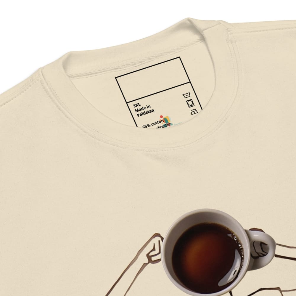 Coffee Head Sweatshirt for Caffeine Lovers
