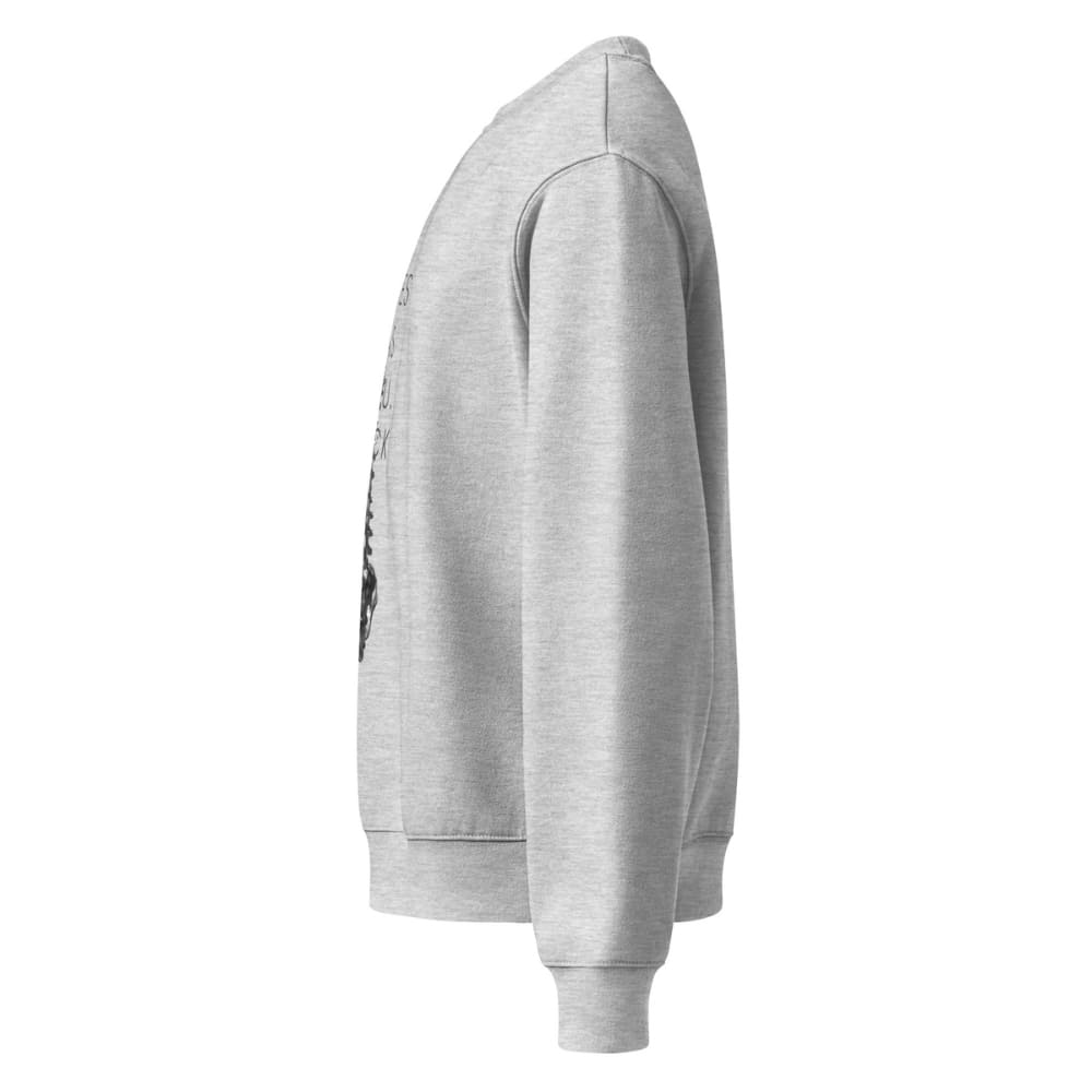 Gray hoodie on a white background