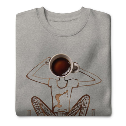 Coffee Head Sweatshirt for Caffeine Lovers