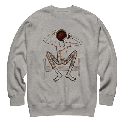Coffee Head Sweatshirt for Caffeine Lovers