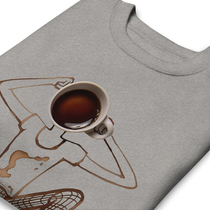 Coffee Head Sweatshirt for Caffeine Lovers