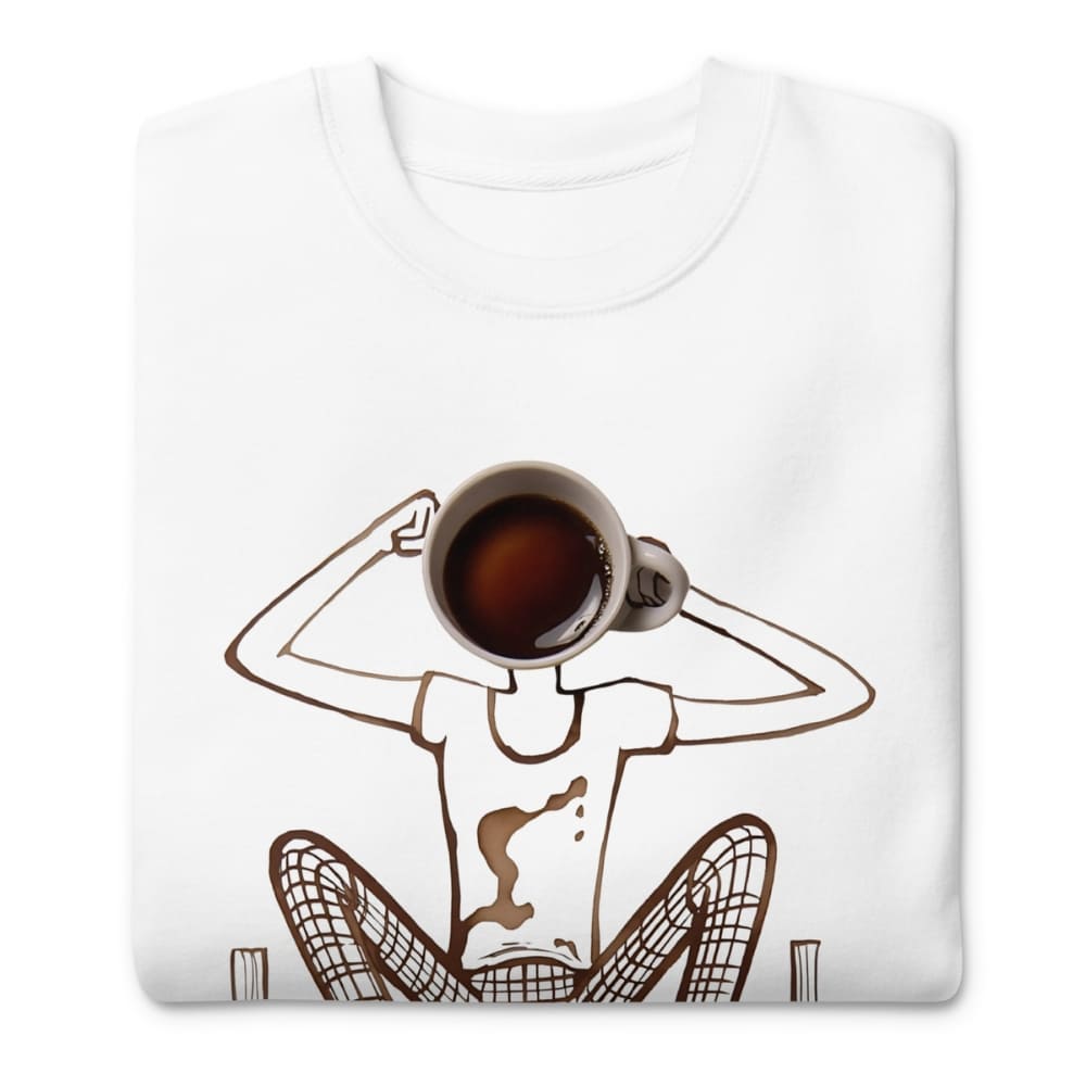 Coffee Head Sweatshirt for Caffeine Lovers