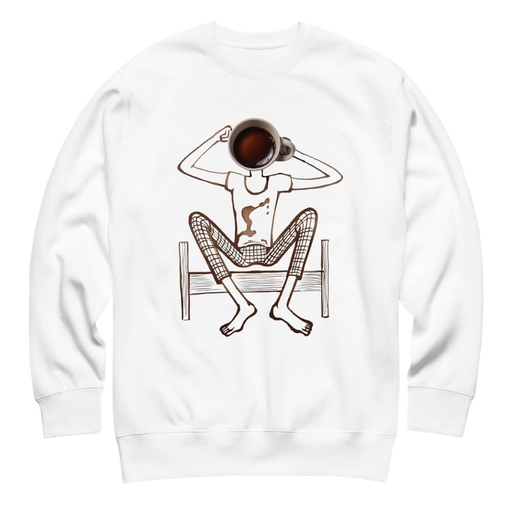 Coffee Head Sweatshirt for Caffeine Lovers