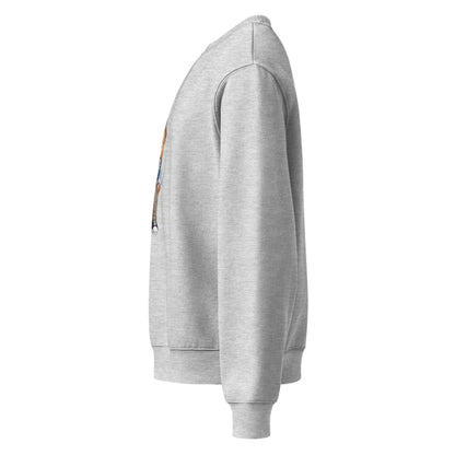 Gray hoodie on a white background