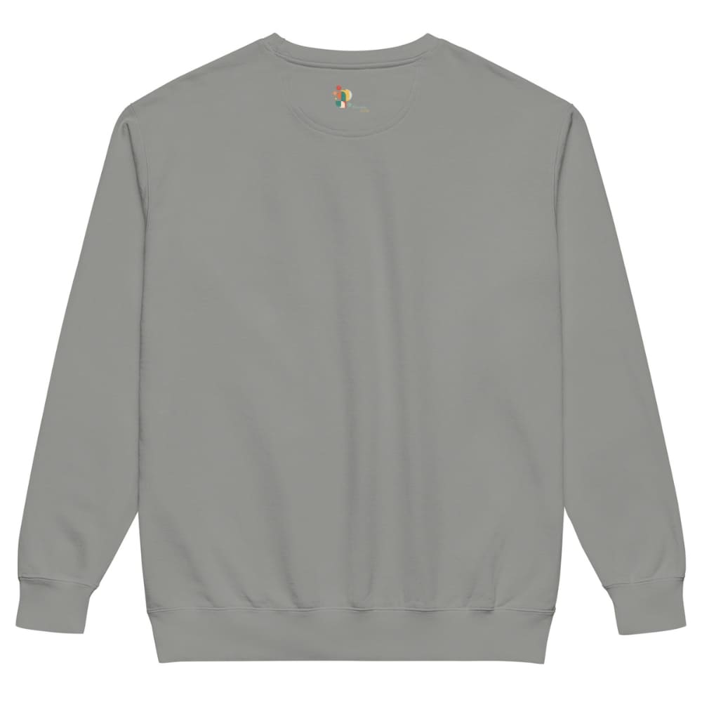 Gray sweatshirt on a white background