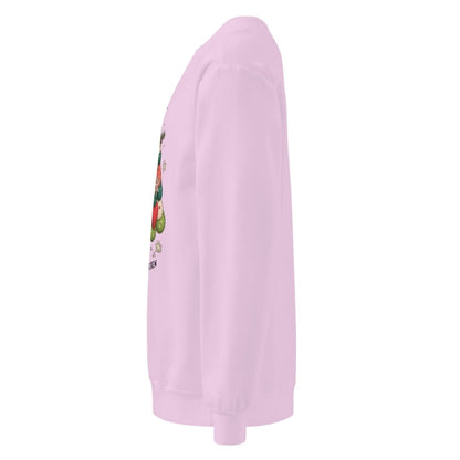 Light purple sleeve with floral design on a white background