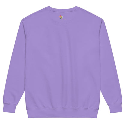 Purple sweatshirt on a white background