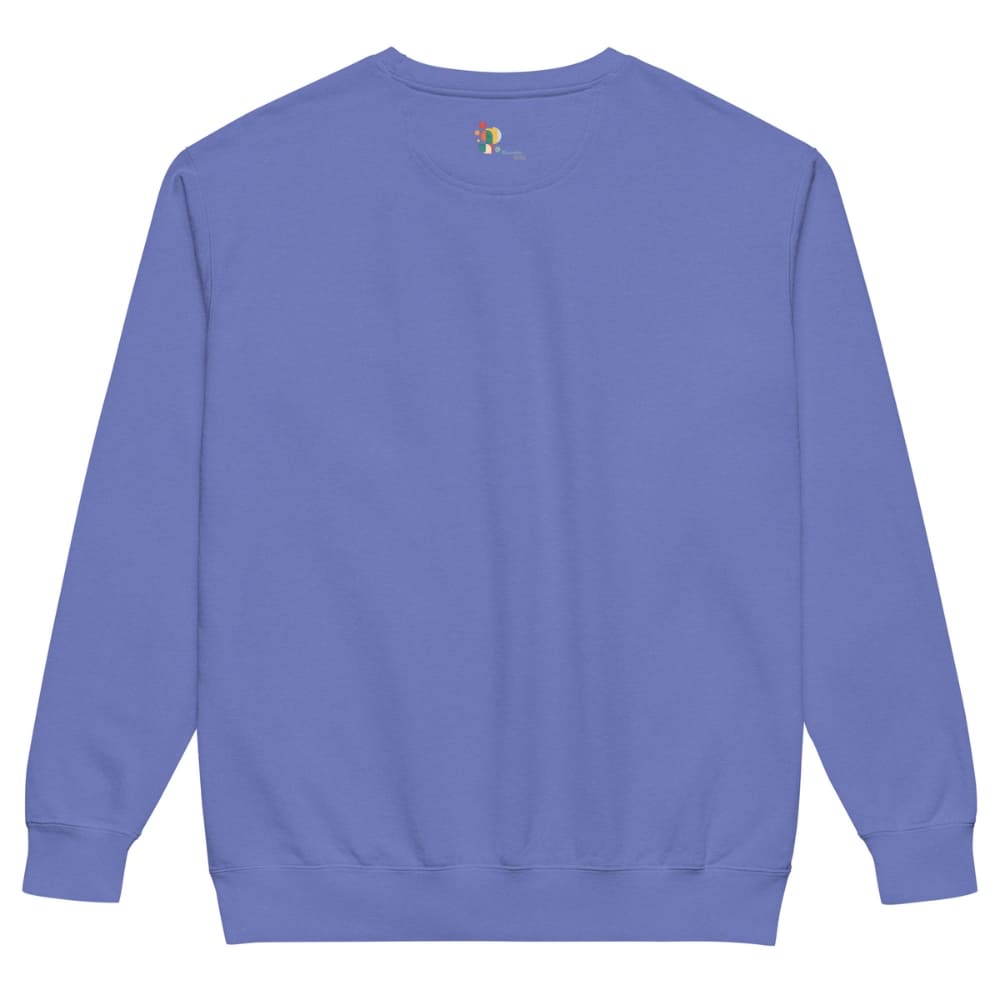 Purple sweatshirt on a white background