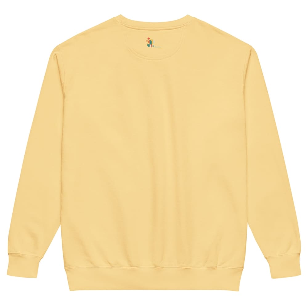 Yellow sweatshirt on a white background
