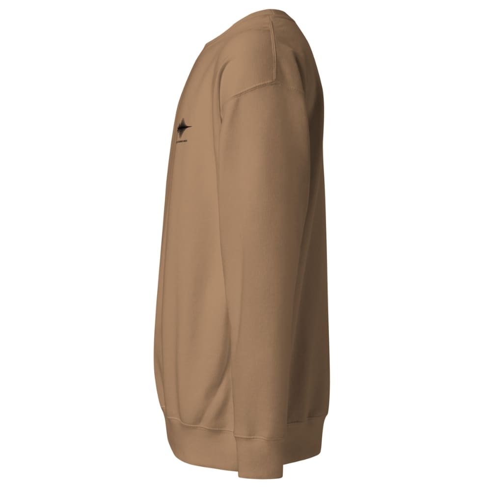 Brown sweatshirt on a white background