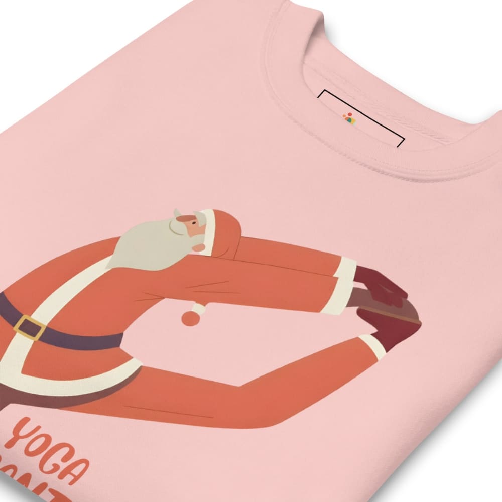Pink t-shirt with a horse graphic and 'Yoga' text on a white background