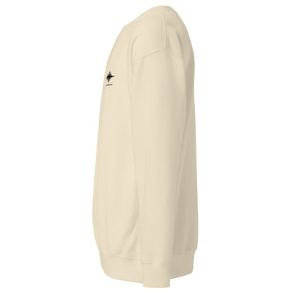 Beige hoodie on a white background
