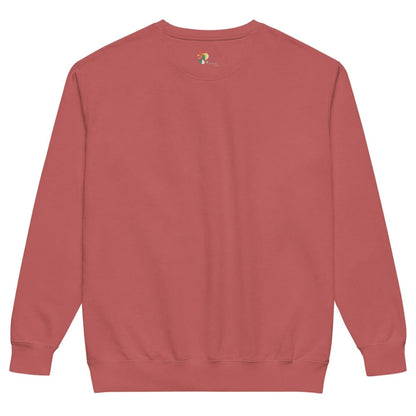 Red sweatshirt on a white background