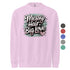 Messy Hair Big Love – Vintage Style Printed Sweatshirt