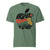 Green t-shirt with an apple design and motivational text on a white background