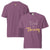 Garment-dyed relaxed fit t-shirt with motivational quote “Tired But Thriving” in modern handwritten script