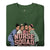 Green t-shirt with 'Nurse Squad' graphic on a white background