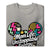 Gray sweatshirt with colorful graphic and 'Mom Life: Unstoppable Energy' text on a white background