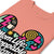 Pink t-shirt with colorful graphic design and text on a white background