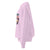 Light purple sweatshirt with text and logo on a white background