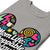 Gray t-shirt with colorful graphic design and text on a white background