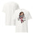 White t-shirt with cartoon character and text 'Zero Patience left... for you' on a white background