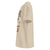 Beige t-shirt with graphic design on a white background